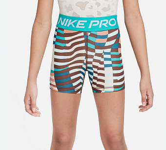 Girl's shorts Nike Dri-FIT 3In AOP-Dívčí elasťáčky