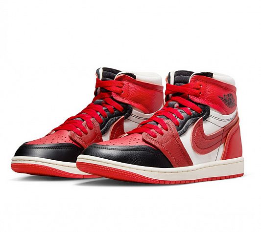 Air Jordan 1 High Method Of Make "Sport Red" Wmns-Dámské volnočasové boty