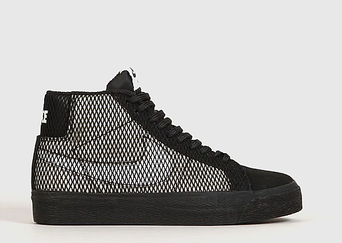 Blazer Mid Prm Mesh White Black-Dámské volnočasové boty