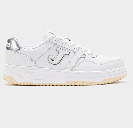 C.ATTICA LADY 2512 WHITE GREY-Dámské volnočasové kožené boty