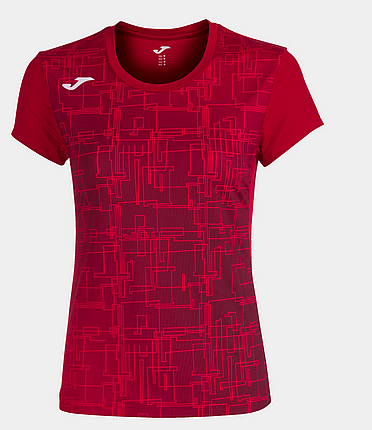 ELITE VIII SHORT SLEEVE T-SHIRT RED-Dámské triko