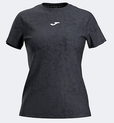 CHALLENGE SHORT SLEEVE T-SHIRT BLACK-Dámské tenisové triko