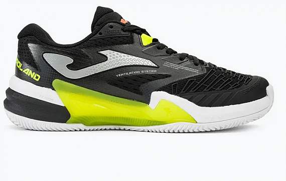 Joma ROLAND MEN 2401 BLACK-Pánské tenisové antukové boty