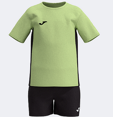 KIDS CAMP SET LIME BLACK-Juniorská souprava