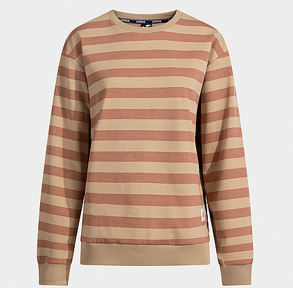 MIMETIC SWEATSHIRT LIGHT BROWN-Dámská volnočasová mikina