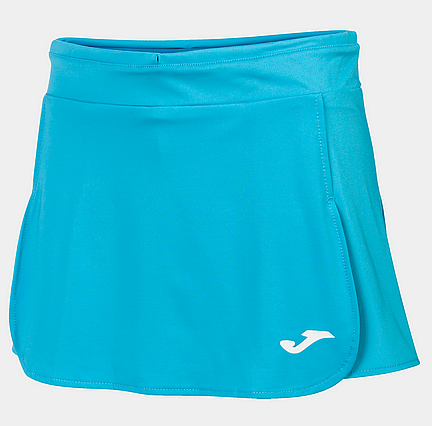 OPEN II SKIRT FLUOR TURQUOISE-Dívčí tenisová sukně