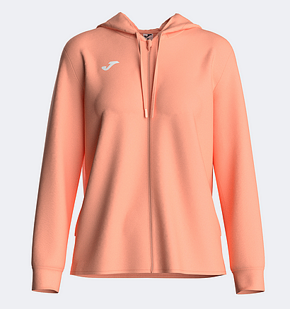 SCULPTURE II ZIP-UP HOODIE ORANGE-Dámská mikina