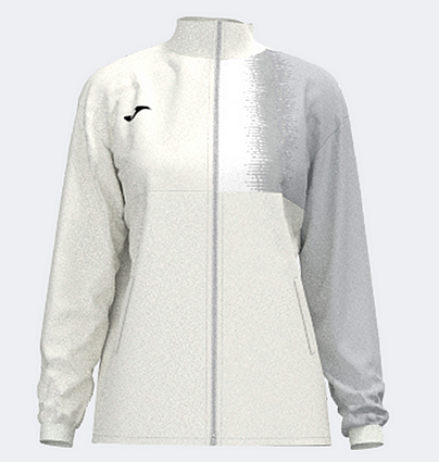 SMASH FULL ZIP SWEATSHIRT WHITE LIGHT GRAY-Dámská tenisová mikina