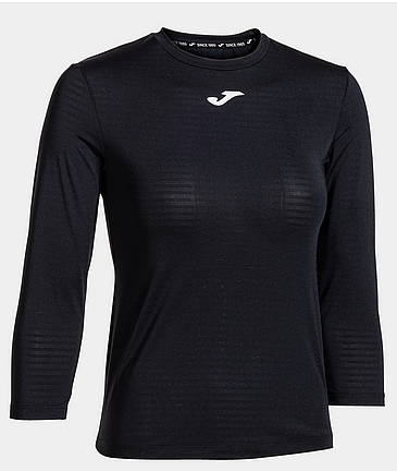 TORNEO 3/4 SLEEVE T-SHIRT BLACK-Dámské triko