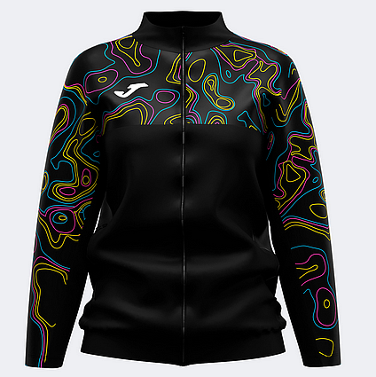 TORNEO CAPSULE FULL ZIP SWEATSHIRT BLACK-Dámská mikina