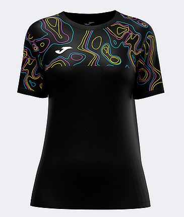 TORNEO CAPSULE SHORT SLEEVE T-SHIRT BLACK-Dámské triko
