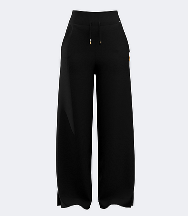 U-TRIBE LONG PANTS BLACK-Dámské tepláky