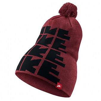 NIKE FUTURA DNA BEANIE - RED-Zimní čepice