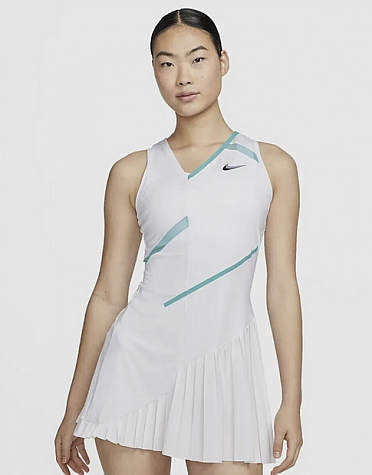 Nike Court Dress-Dámské tenisové šaty-Dámské tenisové šaty bílé
