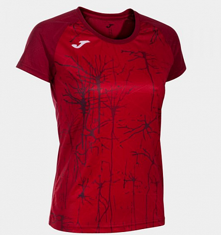 SHORT SLEEVE SHIRT ELITE IX RED-Dívčí triko