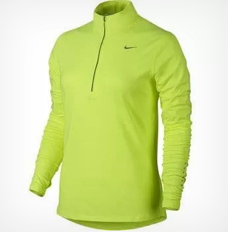 Nike Dri-FIT Element-Dámské běžecké triko žluto-zelené