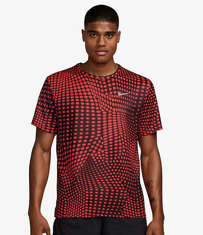 Dri-Fit Athletic T-shirt Red-Pánské běžecké triko
