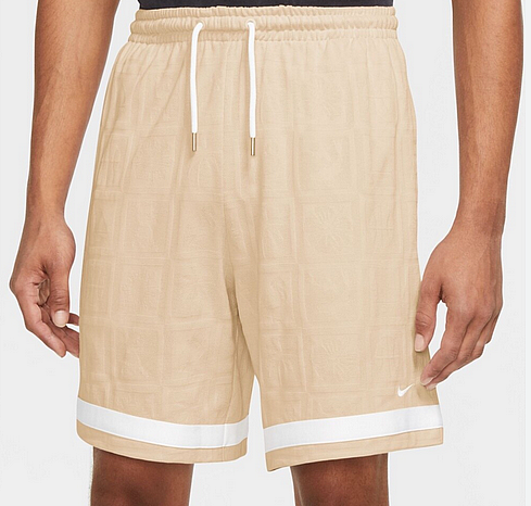 Short Nike Basketball Around The World pearl white white Beige Brown-Pánské volnočasové šortky
