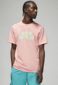 Nike Jordan Erkek Pembe T-shirt-Pánské triko