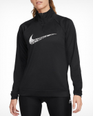 Nike Womens Running Half Zip Long Sleeve Top-Dámské triko
