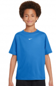Nike Kids Dri-Fit Multi+ Training Top - light photo blue/white-Juniorské triko