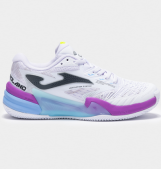 ROLAND LADY 2402 WHITE VIOLET-Dámské tenisové antukové boty