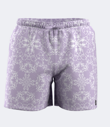 Assortment | PARTY SWIM SHORTS PURPLE-Pánské plavky