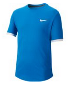 B NKCT DRY TOP SS-Chlapecké triko modré