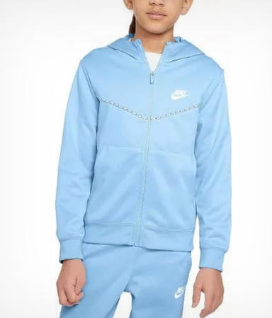 B NSW REPEAT PK FZ HOODIE-Chlapecká mikina světle modrá