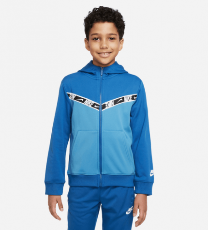 B NSW REPEAT PK FZ HOODIE-Chlapecká mikina modrá