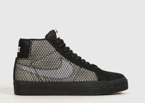 Blazer Mid Prm Mesh White Black-Dámské volnočasové boty