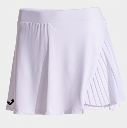 COURT SKIRT WHITE-Dámská tenisová sukně