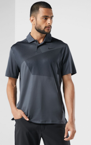 Dri-Fit Vapor Polo-Pánské golfové polo šedo-černé