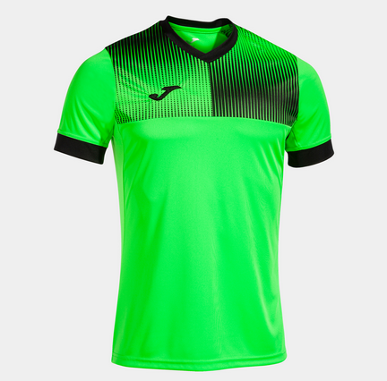 ECO SUPERNOVA SHORT SLEEVE T-SHIRT FLUOR GREEN BLACK-Chlapecké triko