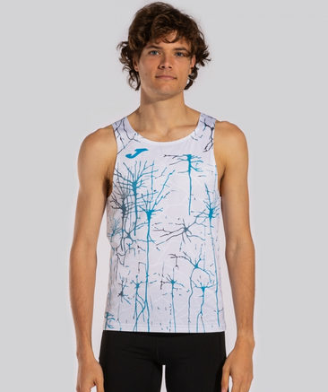 ELITE IX TANK TOP WHITE-Chlapecký nátělník