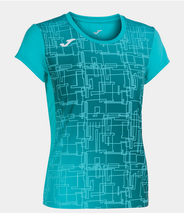 ELITE VIII SHORT SLEEVE T-SHIRT TURQUOISE-Dívčí triko
