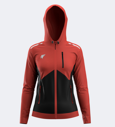 EXPLORER SOFT SHELL RED-Dámská bunda