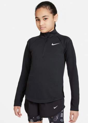 G NK DF LS TOP RUN HZ-Dívčí černé triko