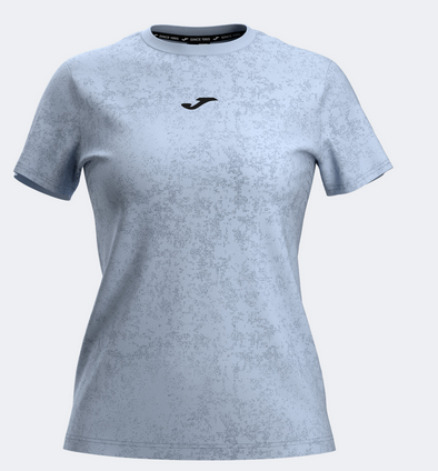 CHALLENGE SHORT SLEEVE T-SHIRT BLUE-Dámské tenisové triko