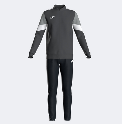 ICONO STREET TRACKSUIT DARK GRAY BLACK-Chlapecká souprava