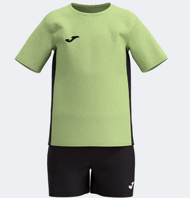KIDS CAMP SET LIME BLACK-Juniorská souprava