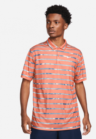 M NKCT DF POLO PR-Pánské tenisové polo oranžové