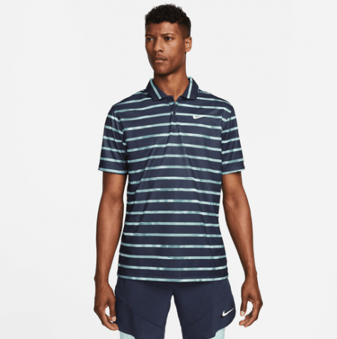 M NKCT DF POLO PR-Pánské tenisové polo tmavě modré