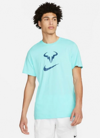 M NKCT DF TEE RAFA SSNL-Pánské tenisové triko modré