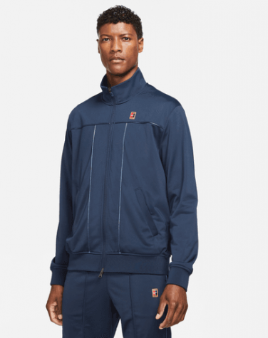 M NKCT HERITAGE SUIT JKT-Pánská tenisová mikina tmavě modrá