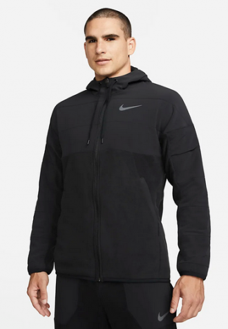 Mikina Nike Therma-FIT -Pánská flisová mikina černá