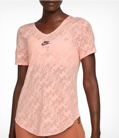 Nike Air Dri-FIT-Dámské běžecké triko pudrové