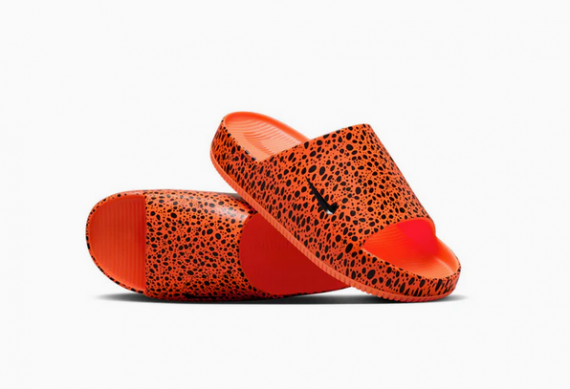 Nike Calm Slides 'Safari Orange'-Pánské nazouváky