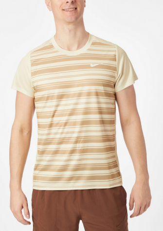 Nike Court Victory Dri-Fit Tennis-Pánské tenisové triko béžové