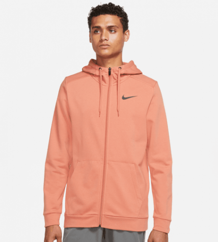 Nike Dri-FIT-Pánská mikina světle oranžová